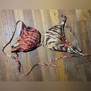 Shade & Shore Tiger Binkini Top 34D